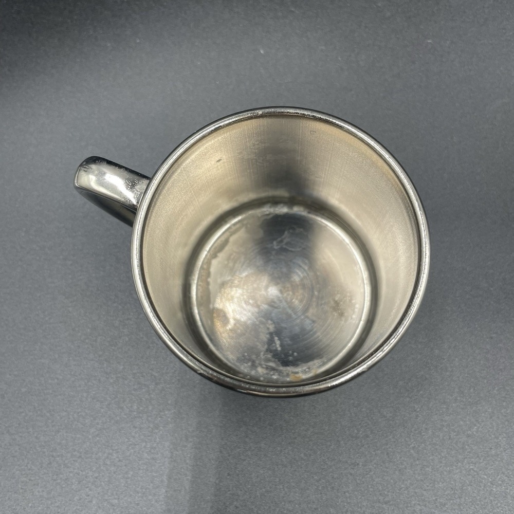 Vintage 1940c Silverplate‎ Baby Cup- Unmarked - EUC- Toddlers Cup Baby Gift 6oz - Picture 5 of 15